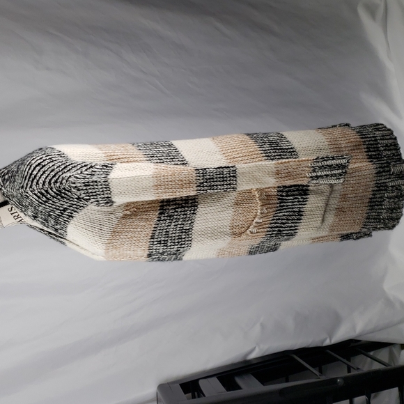 {Tribal Jeans} Sweater Cardigan Striped - Picture 5 of 10